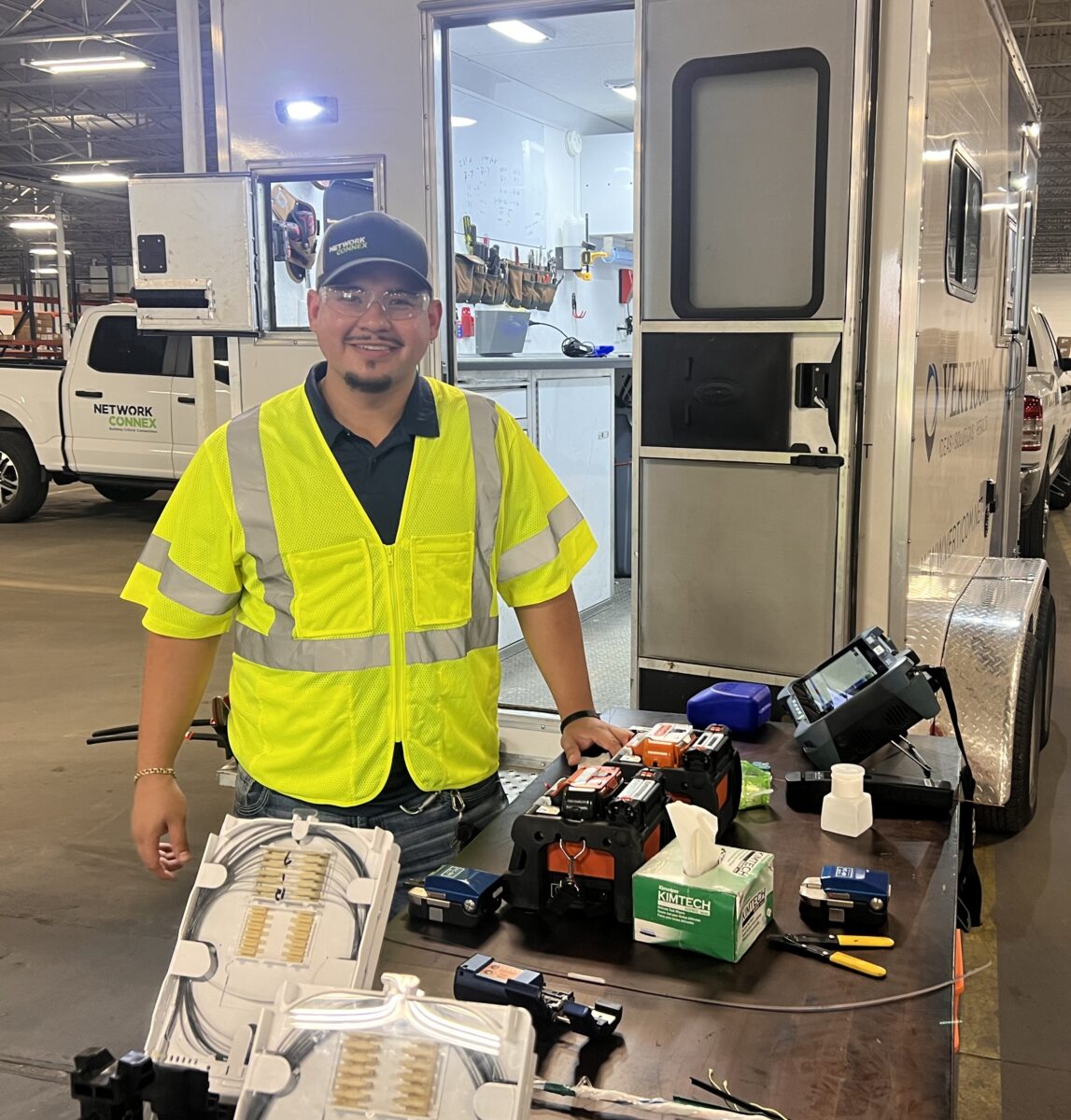 Juan Cantu, Fiber Splicing Foreman