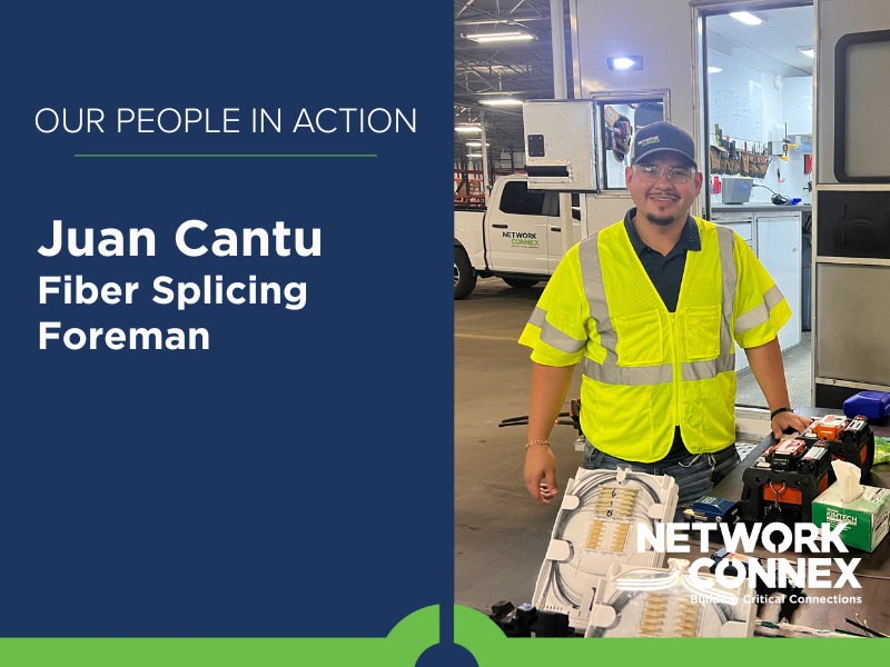JUAN CANTU – Fiber Splicing Foreman