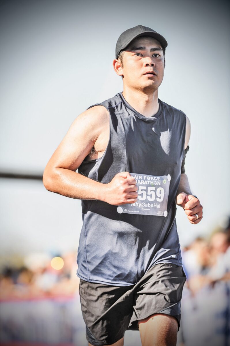 Running is an outlet for stress and a way for Harold to build resilience.