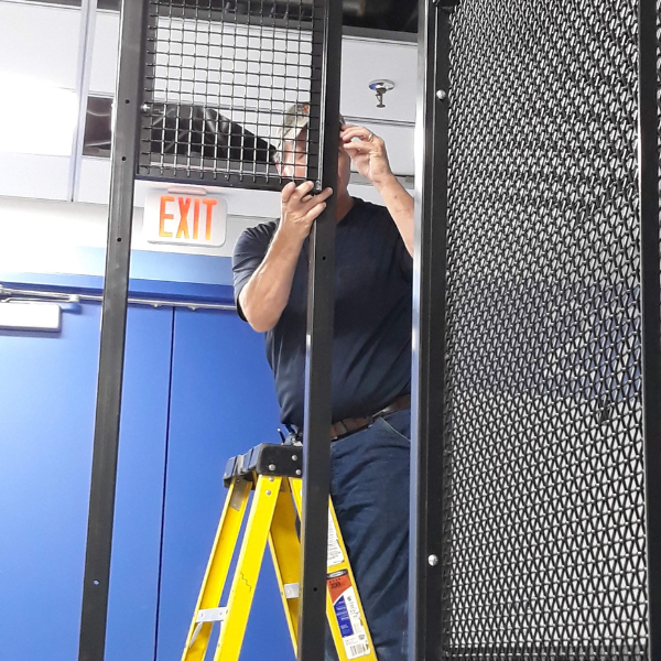 Data center cage builds